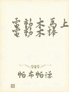 电动木马上两个电动木棒