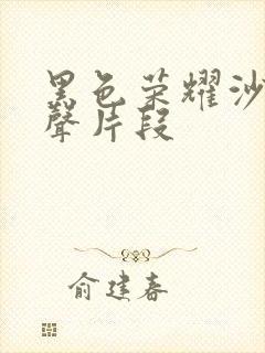 黑色荣耀沙发原声片段