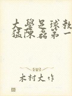 大学足球教练王猛陈磊第一篇