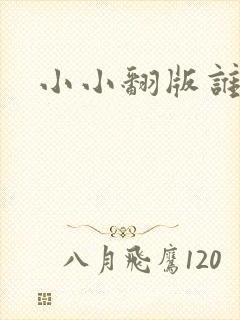 小小翻版谁是妈