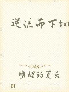 逆流而下txt