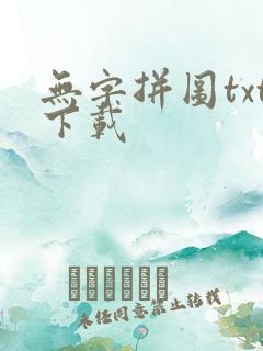 无字拼图txt下载