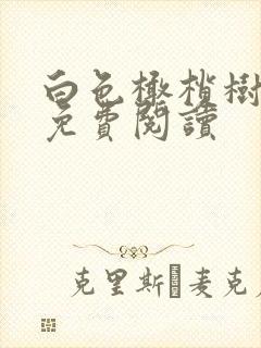 白色橄榄树全文免费阅读