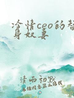 冷情ceo的替身奴妻