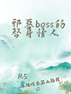 邪恶boss的替身情人