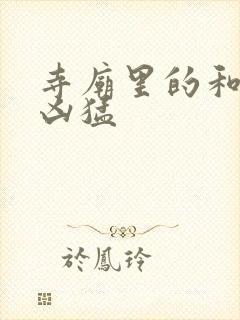 寺庙里的和尚很凶猛