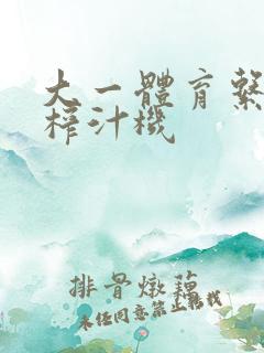 大一体育系精牛榨汁机