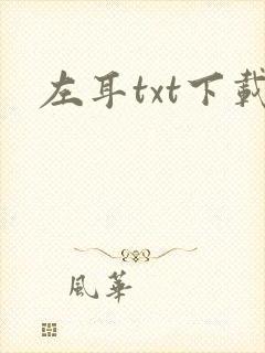 左耳txt下载