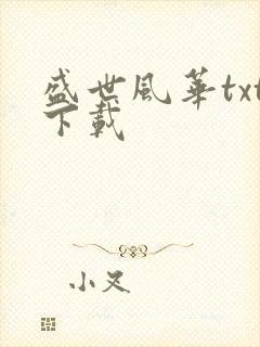 盛世风华txt下载