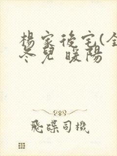 杨家后宅(全)冬儿 暖阳