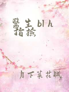 医生 bl h 指检