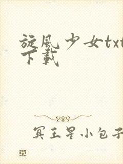 旋风少女txt下载