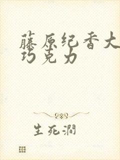 藤原纪香大战黑巧克力