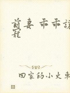 前妻 乖乖让我宠