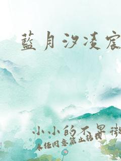 蓝月汐凌宸凌风