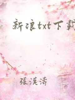 新浪txt下载