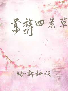 贵族四叶草的恶少们