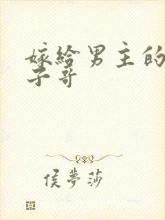 嫁给男主的病秧子哥