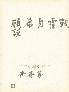 顾希月霍战霆小说