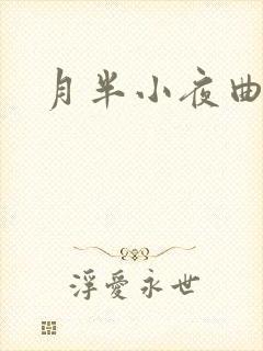月半小夜曲小说