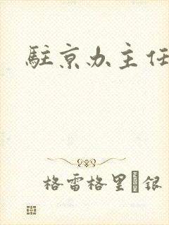 驻京办主任对手