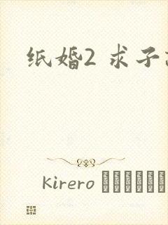 纸婚2 求子记