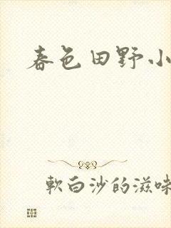 春色田野小说