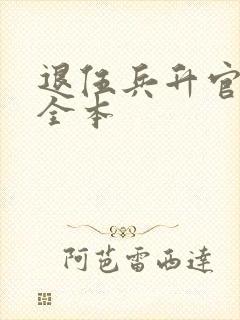 退伍兵升官记 全本