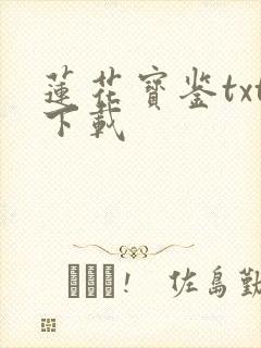 莲花宝鉴txt下载