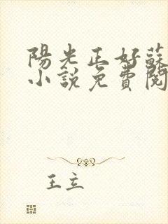 阳光正好苏玥玥小说免费阅读