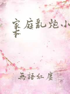 家庭乱炮小说全本