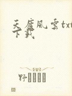 天庐风云txt下载