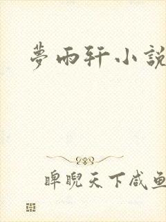 梦雨轩小说网