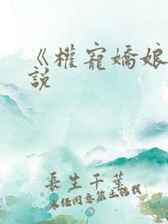 《权宠娇娘》小说