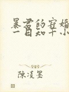 暴君的宠婚日常一日知千小说免费