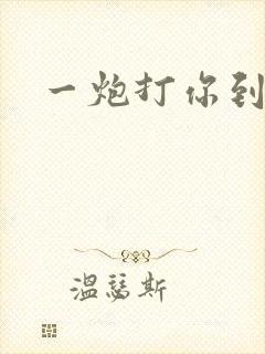 一炮打你到天亮