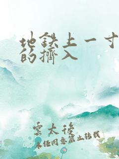 地铁上一寸一寸的挤入