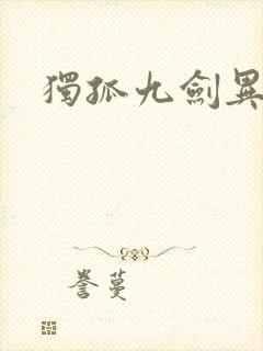 独孤九剑异世录