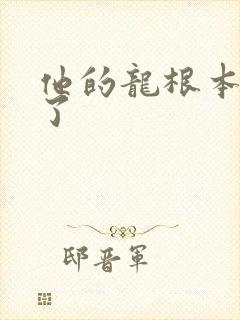 他的龙根本太大了