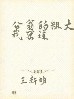 公翁的粗大挺进我密道