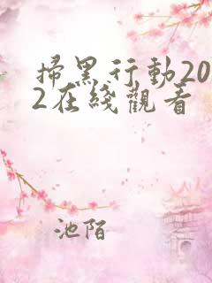 扫黑行动2022在线观看