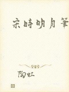 宋时明月笔趣阁