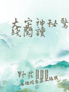 大宇神秘惊奇在线阅读