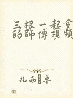 三根一起会坏掉的师傅视频