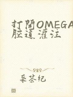 打开OMEGA腔道灌注