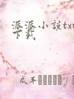 派派小说txt下载