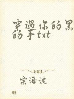 穿过你的黑发我的手txt