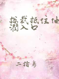 总裁抵住他的湿润入口