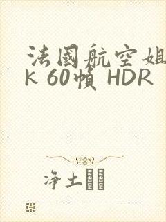 法国航空姐 4k 60帧 HDR