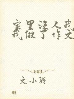 家里没人我哥把我做了作文